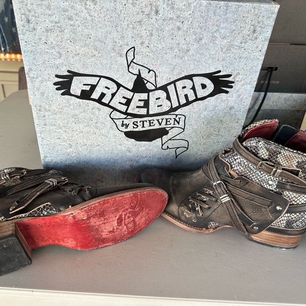 Freebird by Steven Black Combat & Moto Boots
